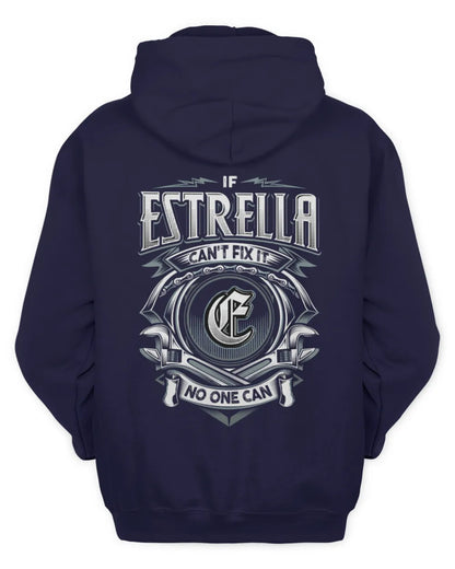 ESTRELLA AP81-K4-626 - Personalized Ahmed Quote Apparel “If Ahmed Can't Fix It, No One Can” - Unisex Hoodie - Navy