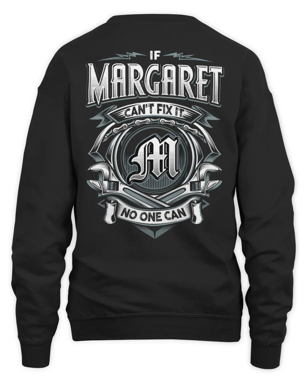 MARGARET AP81-K4-626 - Personalized Ahmed Quote Apparel “If Ahmed Can't Fix It, No One Can” - Unisex Sweatshirt - Black