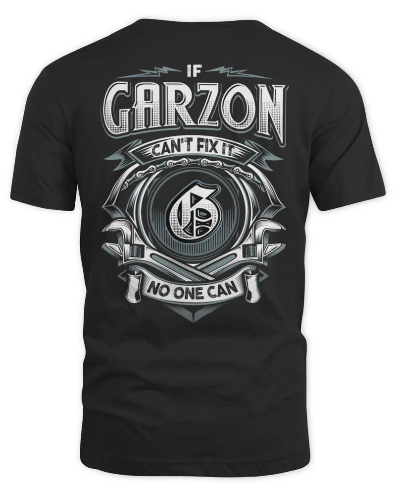 GARZON AP81-K4-626 - Personalized Ahmed Quote Apparel “If Ahmed Can't Fix It, No One Can” - Unisex Standard T-Shirt - Black