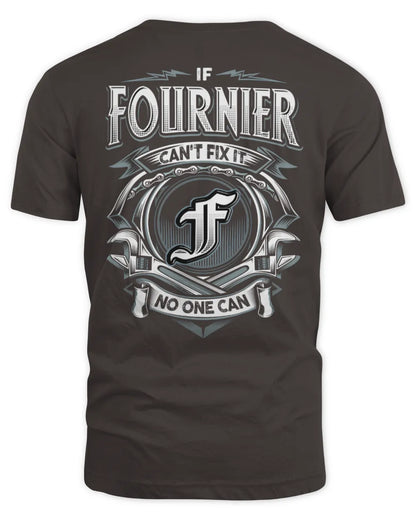 FOURNIER AP81-K4-626 - Personalized Ahmed Quote Apparel “If Ahmed Can't Fix It, No One Can” - Unisex Standard T-Shirt - Dark Chocolate
