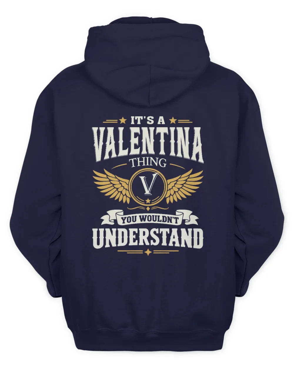 VALENTINA KT06-M008 It’s a [NAME] Thing – You Wouldn’t Understand | Personalized Vintage T-Shirt - Unisex Hoodie - Navy