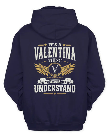 VALENTINA KT06-M008 It’s a [NAME] Thing – You Wouldn’t Understand | Personalized Vintage T-Shirt - Unisex Hoodie - Navy