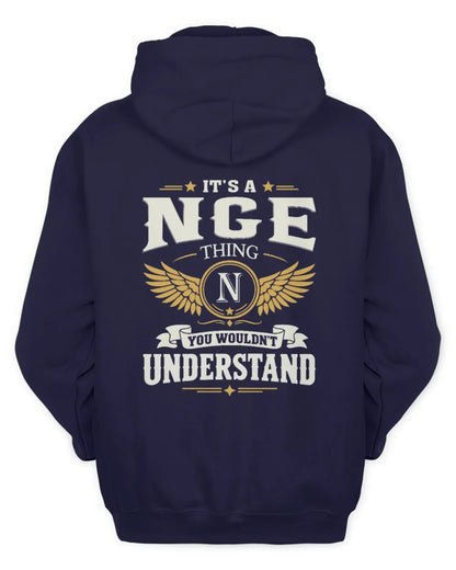 NGE KT06-M008 It’s a [NAME] Thing – You Wouldn’t Understand | Personalized Vintage T-Shirt - Unisex Hoodie - Navy