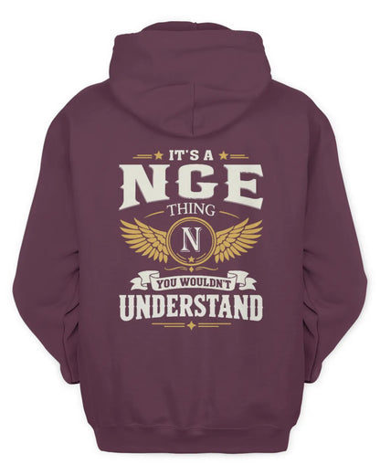 NGE KT06-M008 It’s a [NAME] Thing – You Wouldn’t Understand | Personalized Vintage T-Shirt - Unisex Hoodie - Maroon