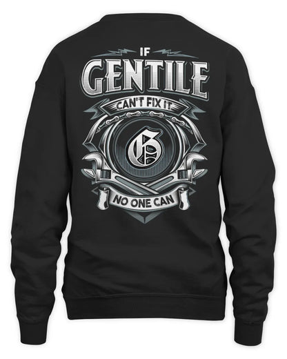 GENTILE AP81-K4-626 - Personalized Ahmed Quote Apparel “If Ahmed Can't Fix It, No One Can” - Unisex Sweatshirt - Black