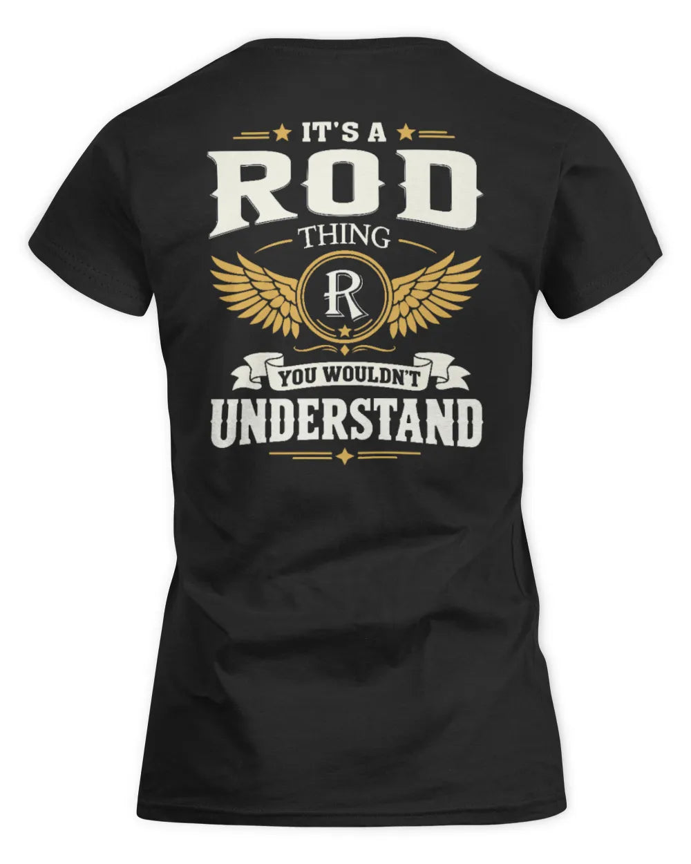 ROD KT06-M008 It’s a [NAME] Thing – You Wouldn’t Understand | Personalized Vintage T-Shirt - Women's Standard T-Shirt - Black