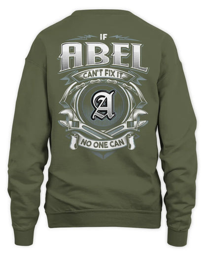 ABEL AP81-K4-626 - Personalized Ahmed Quote Apparel “If Ahmed Can't Fix It, No One Can” - Unisex Sweatshirt - Military Green