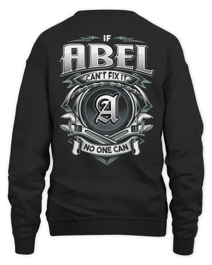 ABEL AP81-K4-626 - Personalized Ahmed Quote Apparel “If Ahmed Can't Fix It, No One Can” - Unisex Sweatshirt - Black