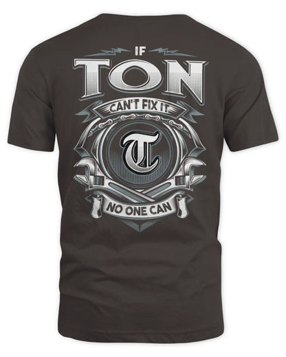 TON AP81-K4-626 - Personalized Ahmed Quote Apparel “If Ahmed Can't Fix It, No One Can” - Unisex Standard T-Shirt - Dark Chocolate