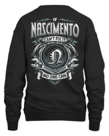 NASCIMENTO AP81-K4-626 - Personalized Ahmed Quote Apparel “If Ahmed Can't Fix It, No One Can” - Unisex Sweatshirt - Black
