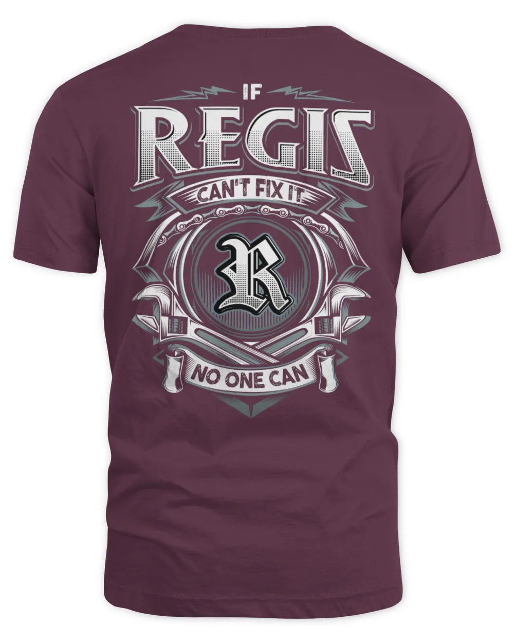 REGIS AP81-K4-626 - Personalized Ahmed Quote Apparel “If Ahmed Can't Fix It, No One Can” - Unisex Standard T-Shirt - Maroon