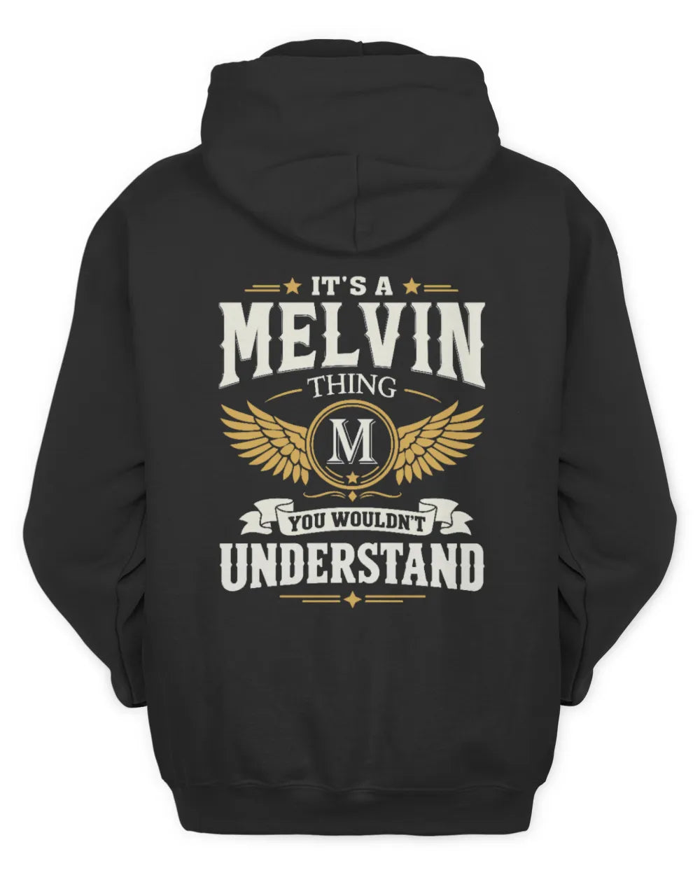 MELVIN KT06-M008 It’s a [NAME] Thing – You Wouldn’t Understand | Personalized Vintage T-Shirt - Unisex Hoodie - Black