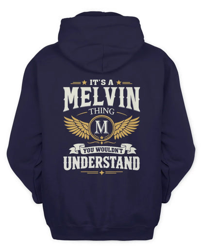 MELVIN KT06-M008 It’s a [NAME] Thing – You Wouldn’t Understand | Personalized Vintage T-Shirt - Unisex Hoodie - Navy