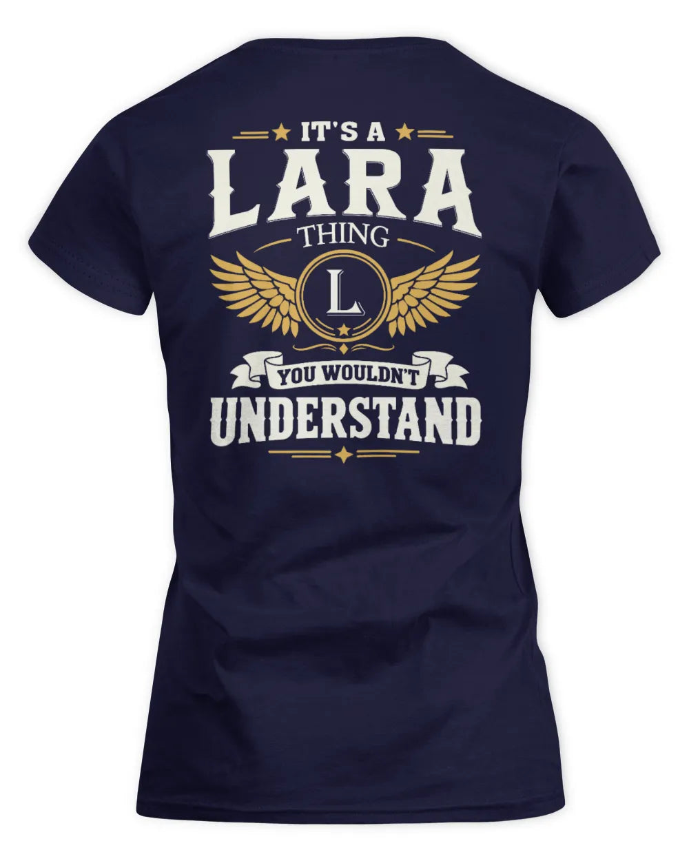 LARA KT06-M008 It’s a [NAME] Thing – You Wouldn’t Understand | Personalized Vintage T-Shirt - Women's Standard T-Shirt - Navy