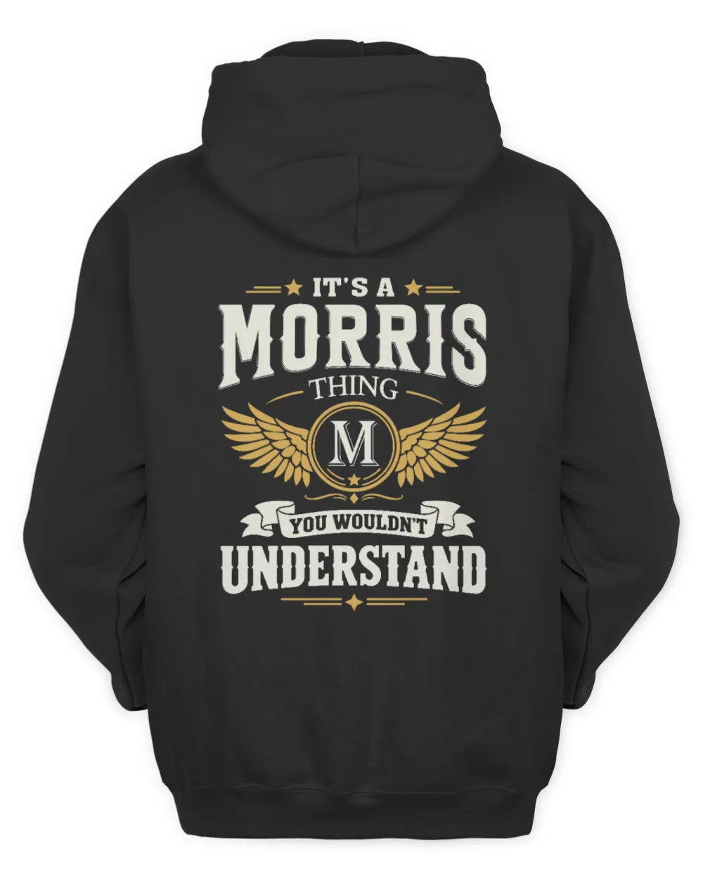 MORRIS KT06-M008 It’s a [NAME] Thing – You Wouldn’t Understand | Personalized Vintage T-Shirt - Unisex Hoodie - Black