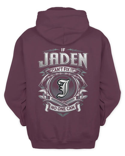 JADEN AP81-K4-626 - Personalized Ahmed Quote Apparel “If Ahmed Can't Fix It, No One Can” - Unisex Hoodie - Maroon