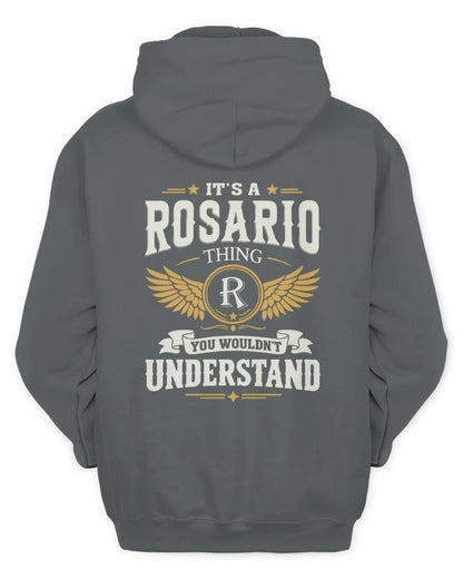 ROSARIO KT06-M008 It’s a [NAME] Thing – You Wouldn’t Understand | Personalized Vintage T-Shirt - Unisex Hoodie - Charcoal