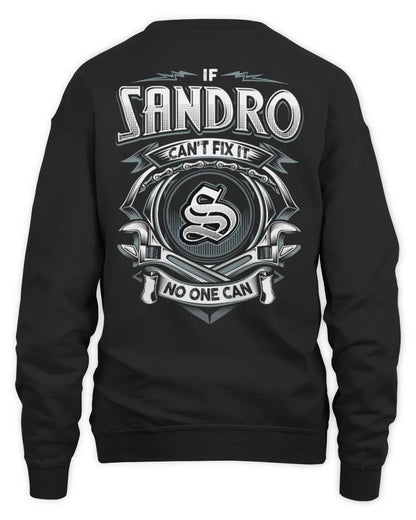 SANDRO AP81-K4-626 - Personalized Ahmed Quote Apparel “If Ahmed Can't Fix It, No One Can” - Unisex Sweatshirt - Black