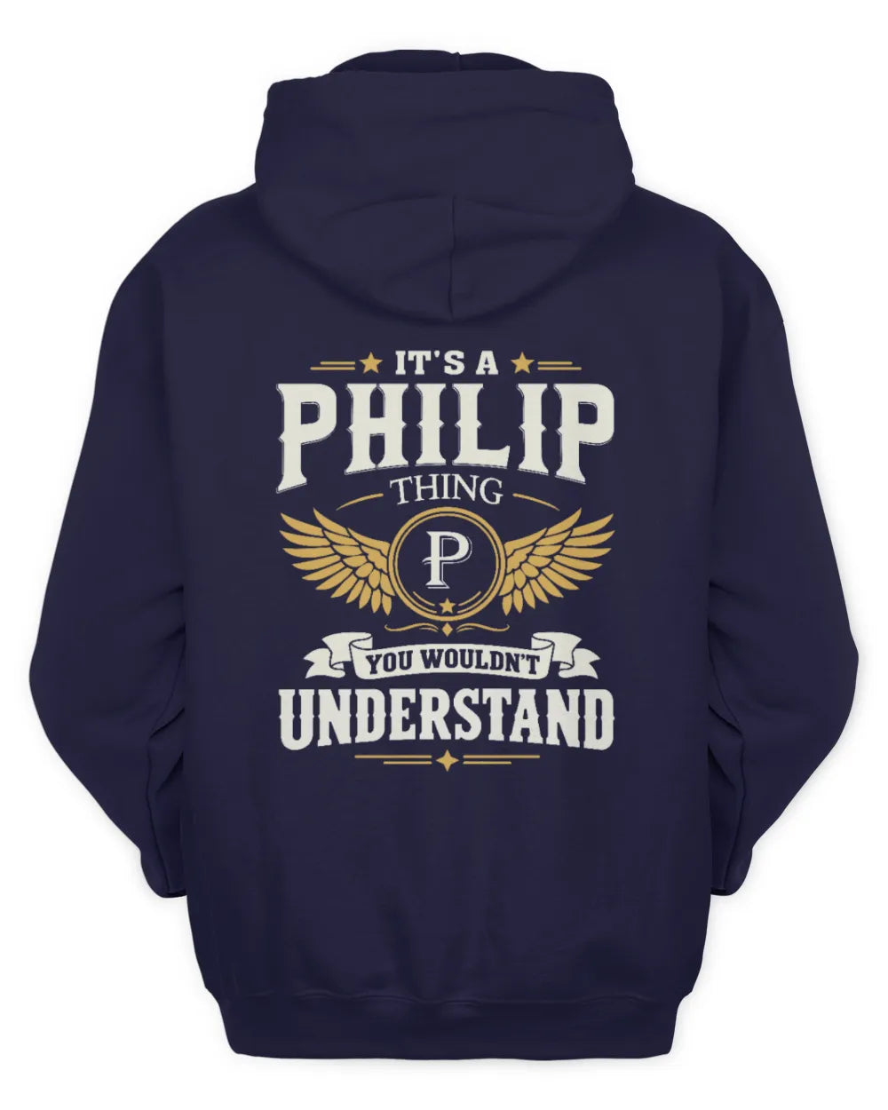 PHILIP KT06-M008 It’s a [NAME] Thing – You Wouldn’t Understand | Personalized Vintage T-Shirt - Unisex Hoodie - Navy