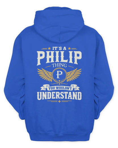 PHILIP KT06-M008 It’s a [NAME] Thing – You Wouldn’t Understand | Personalized Vintage T-Shirt - Unisex Hoodie - Royal