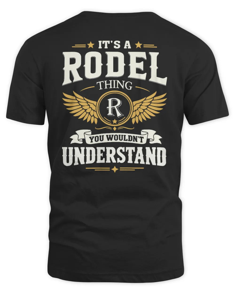 RODEL KT06-M008 It’s a [NAME] Thing – You Wouldn’t Understand | Personalized Vintage T-Shirt - Unisex Standard T-Shirt - Black