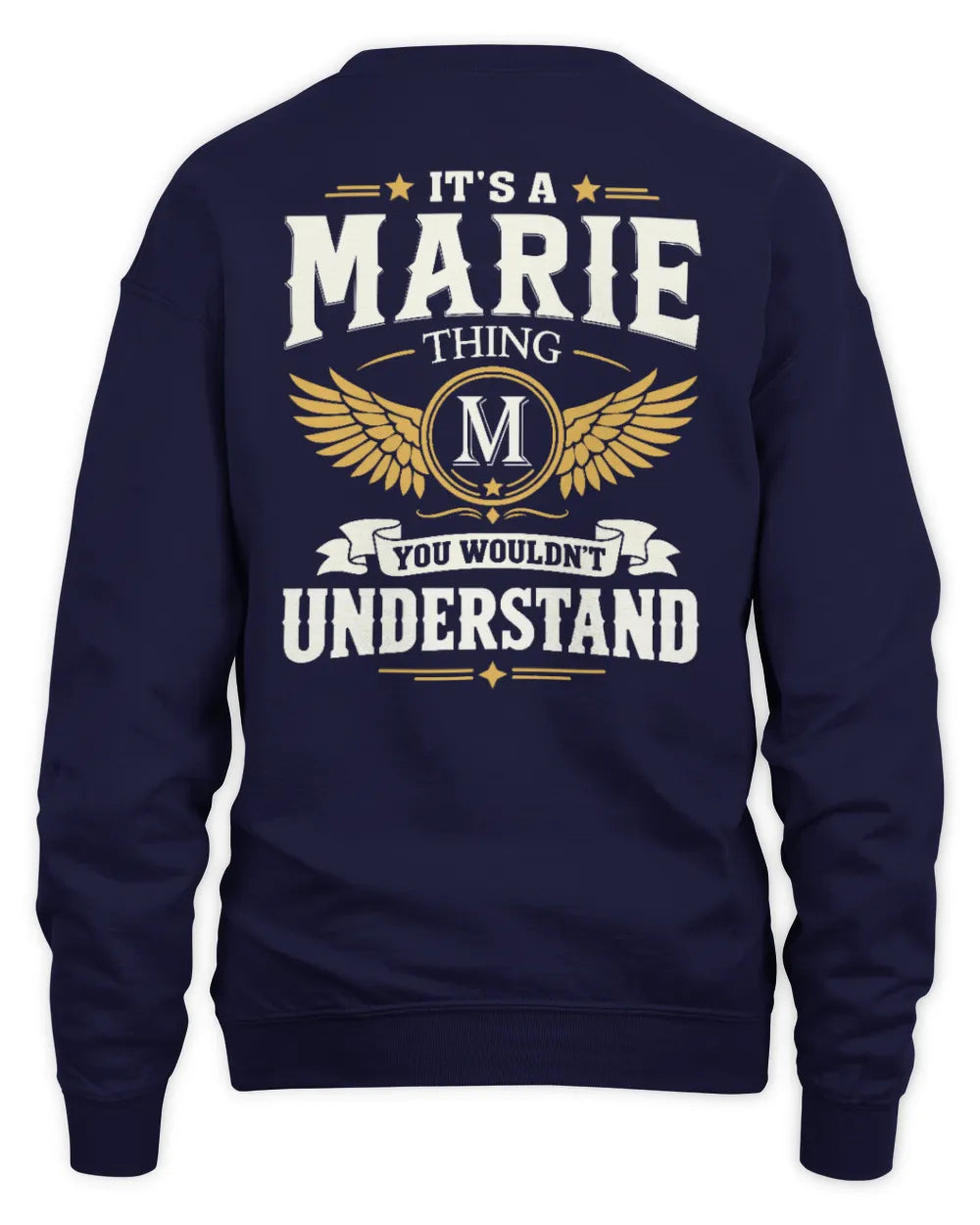 MARIE KT06-M008 It’s a [NAME] Thing – You Wouldn’t Understand | Personalized Vintage T-Shirt - Unisex Sweatshirt - Navy