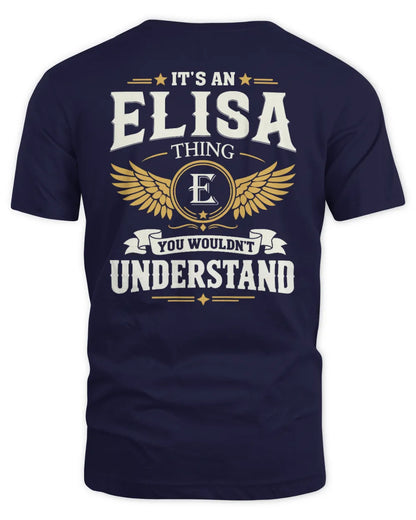 ELISA KT06-M008 It’s a [NAME] Thing – You Wouldn’t Understand | Personalized Vintage T-Shirt - Unisex Standard T-Shirt - Navy