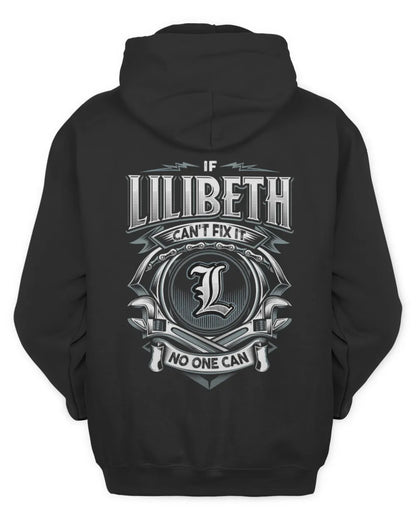 LILIBETH AP81-K4-626 - Personalized Ahmed Quote Apparel “If Ahmed Can't Fix It, No One Can” - Unisex Hoodie - Black