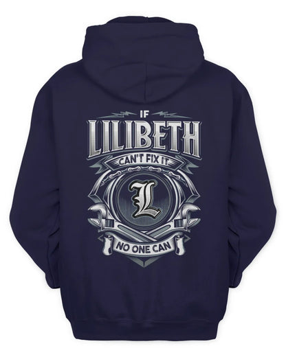 LILIBETH AP81-K4-626 - Personalized Ahmed Quote Apparel “If Ahmed Can't Fix It, No One Can” - Unisex Hoodie - Navy