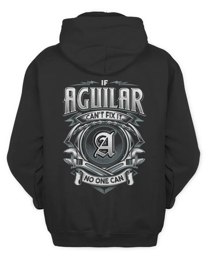 AGUILAR AP81-K4-626 - Personalized Ahmed Quote Apparel “If Ahmed Can't Fix It, No One Can” - Unisex Hoodie - Black