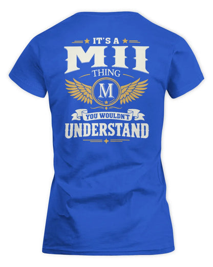 MII KT06-M008 It’s a [NAME] Thing – You Wouldn’t Understand | Personalized Vintage T-Shirt - Women's Standard T-Shirt - Royal