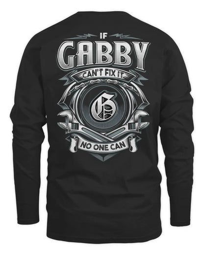 GABBY AP81-K4-626 - Personalized Ahmed Quote Apparel “If Ahmed Can't Fix It, No One Can” - Men's Long Sleeved T-Shirt - Black