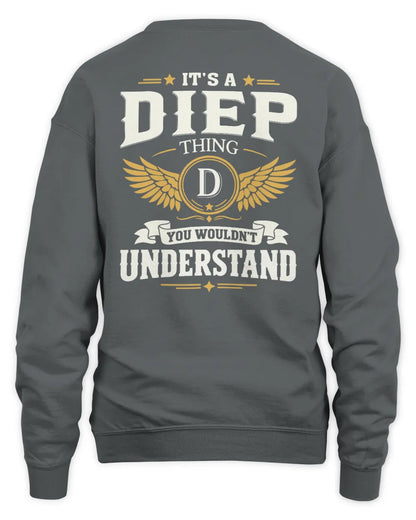 DIEP KT06-M008 It’s a [NAME] Thing – You Wouldn’t Understand | Personalized Vintage T-Shirt - Unisex Sweatshirt - Charcoal