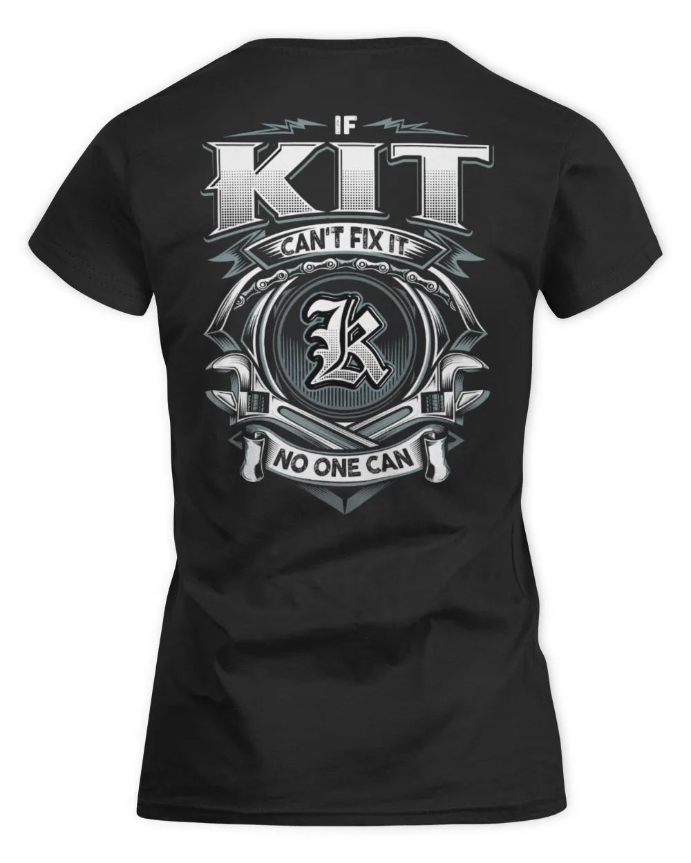 KIT AP81-K4-626 - Personalized Ahmed Quote Apparel “If Ahmed Can't Fix It, No One Can” - Women's Standard T-Shirt - Black