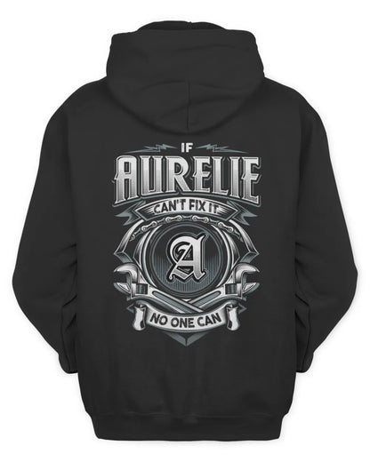 AURELIE AP81-K4-626 - Personalized Ahmed Quote Apparel “If Ahmed Can't Fix It, No One Can” - Unisex Hoodie - Black