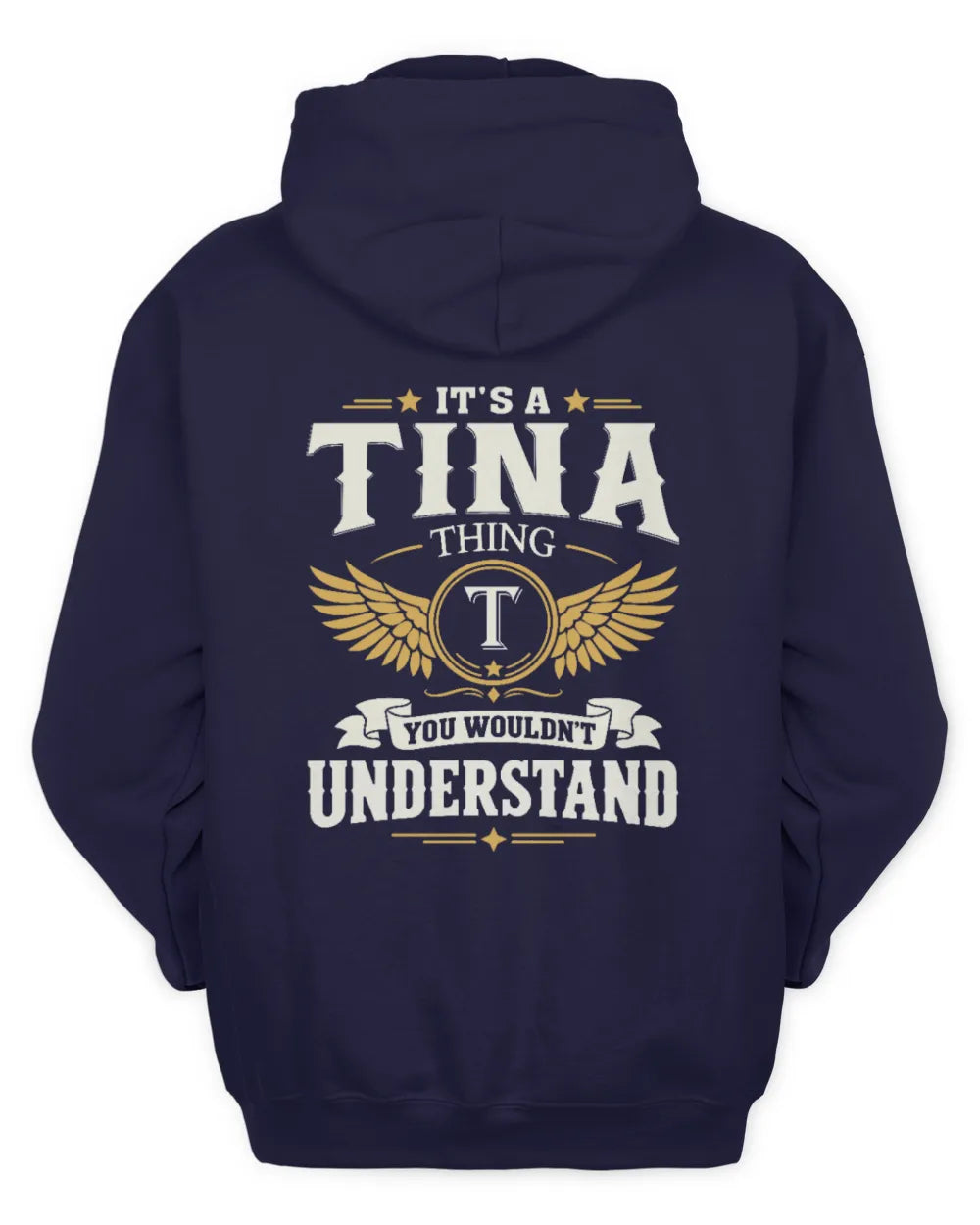 TINA KT06-M008 It’s a [NAME] Thing – You Wouldn’t Understand | Personalized Vintage T-Shirt - Unisex Hoodie - Navy