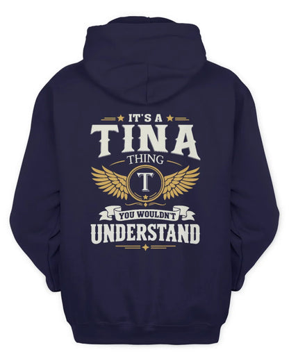 TINA KT06-M008 It’s a [NAME] Thing – You Wouldn’t Understand | Personalized Vintage T-Shirt - Unisex Hoodie - Navy