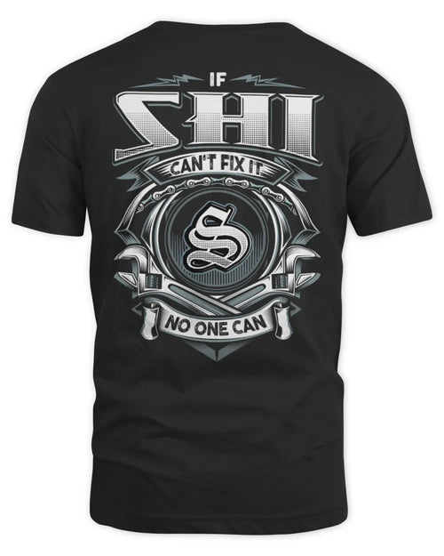 SHI AP81-K4-626 - Personalized Ahmed Quote Apparel “If Ahmed Can't Fix It, No One Can” - Unisex Standard T-Shirt - Black