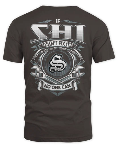 SHI AP81-K4-626 - Personalized Ahmed Quote Apparel “If Ahmed Can't Fix It, No One Can” - Unisex Standard T-Shirt - Dark Chocolate