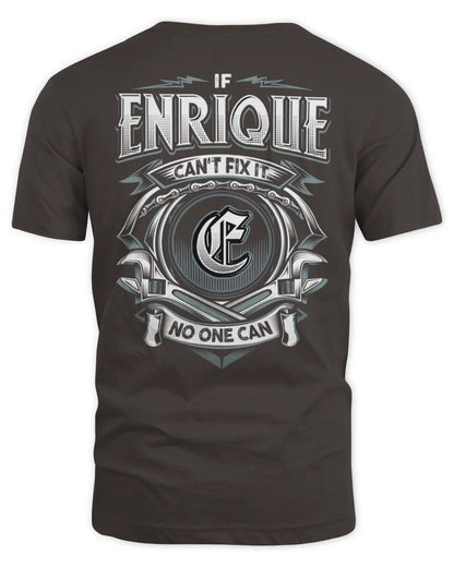 ENRIQUE AP81-K4-626 - Personalized Ahmed Quote Apparel “If Ahmed Can't Fix It, No One Can” - Unisex Standard T-Shirt - Dark Chocolate
