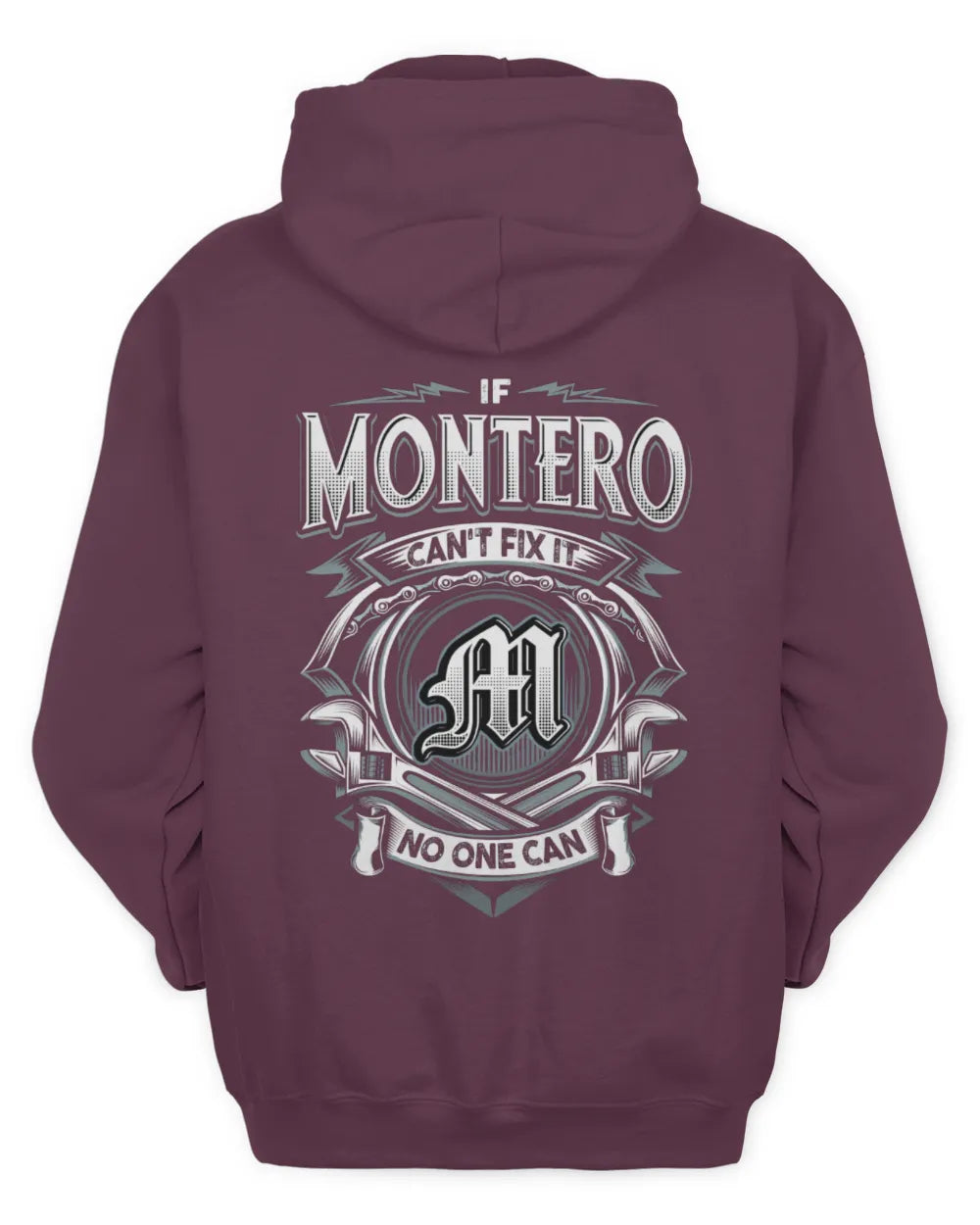 MONTERO AP81-K4-626 - Personalized Ahmed Quote Apparel “If Ahmed Can't Fix It, No One Can” - Unisex Hoodie - Maroon