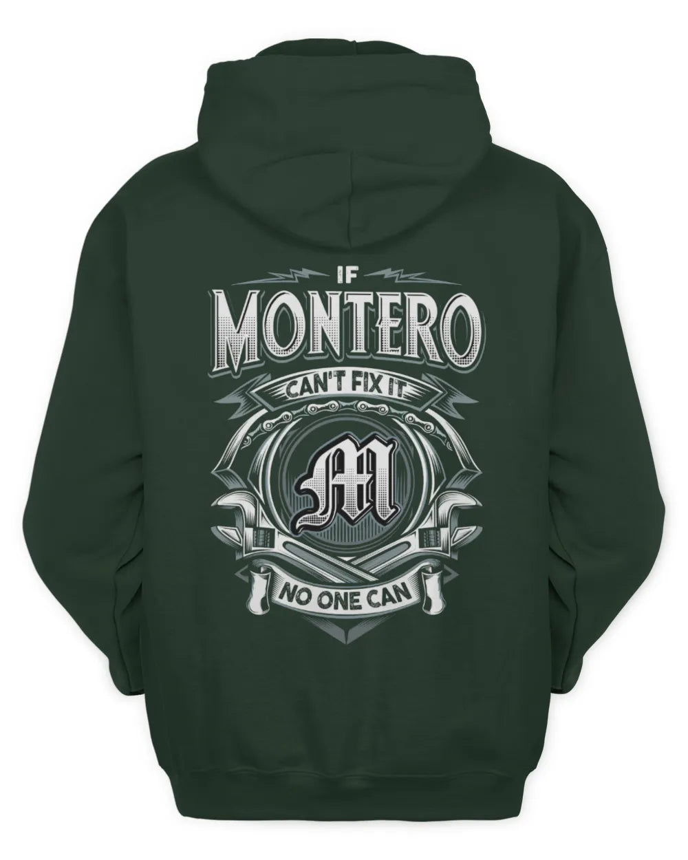 MONTERO AP81-K4-626 - Personalized Ahmed Quote Apparel “If Ahmed Can't Fix It, No One Can” - Unisex Hoodie - Forest Green