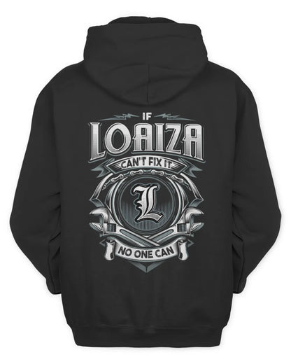LOAIZA AP81-K4-626 - Personalized Ahmed Quote Apparel “If Ahmed Can't Fix It, No One Can” - Unisex Hoodie - Black