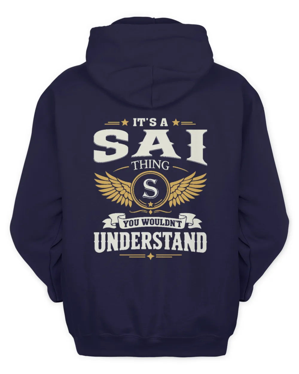 SAI KT06-M008 It’s a [NAME] Thing – You Wouldn’t Understand | Personalized Vintage T-Shirt - Unisex Hoodie - Navy