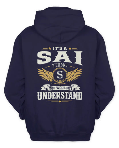 SAI KT06-M008 It’s a [NAME] Thing – You Wouldn’t Understand | Personalized Vintage T-Shirt - Unisex Hoodie - Navy
