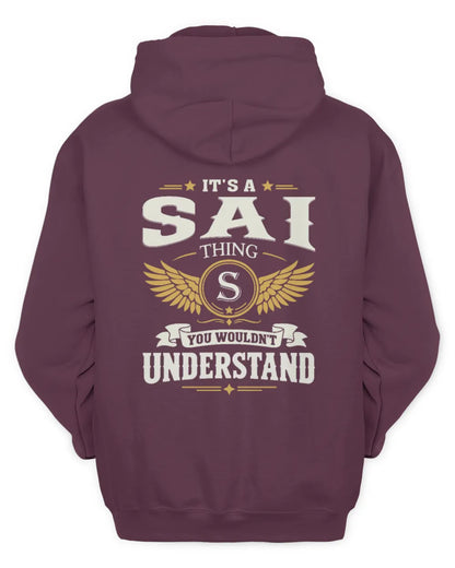 SAI KT06-M008 It’s a [NAME] Thing – You Wouldn’t Understand | Personalized Vintage T-Shirt - Unisex Hoodie - Maroon