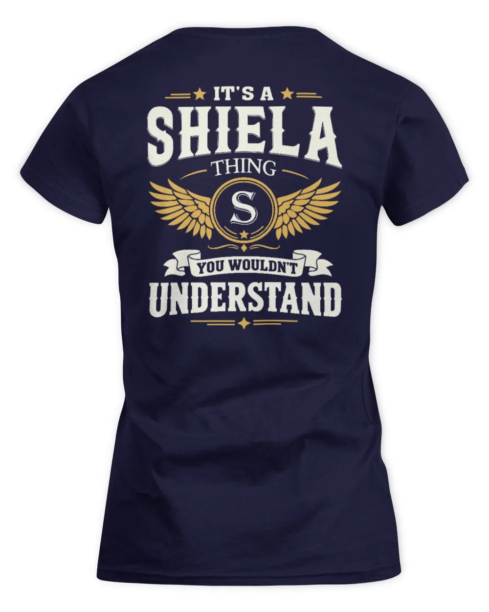 SHIELA KT06-M008 It’s a [NAME] Thing – You Wouldn’t Understand | Personalized Vintage T-Shirt - Women's Standard T-Shirt - Navy