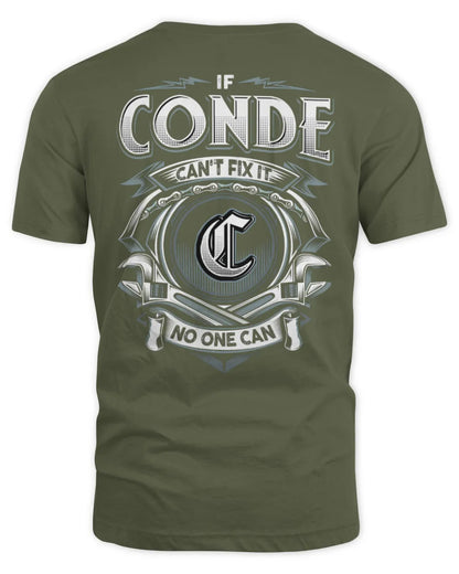 CONDE AP81-K4-626 - Personalized Ahmed Quote Apparel “If Ahmed Can't Fix It, No One Can” - Unisex Standard T-Shirt - Military Green