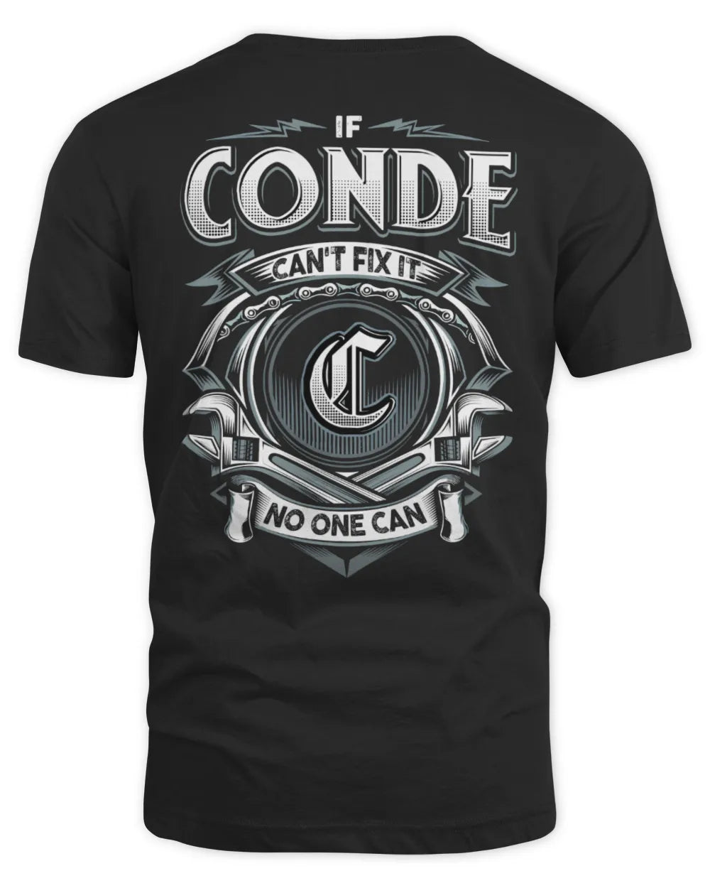 CONDE AP81-K4-626 - Personalized Ahmed Quote Apparel “If Ahmed Can't Fix It, No One Can” - Unisex Standard T-Shirt - Black