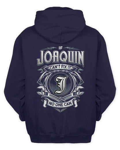JOAQUIN AP81-K4-626 - Personalized Ahmed Quote Apparel “If Ahmed Can't Fix It, No One Can” - Unisex Hoodie - Navy